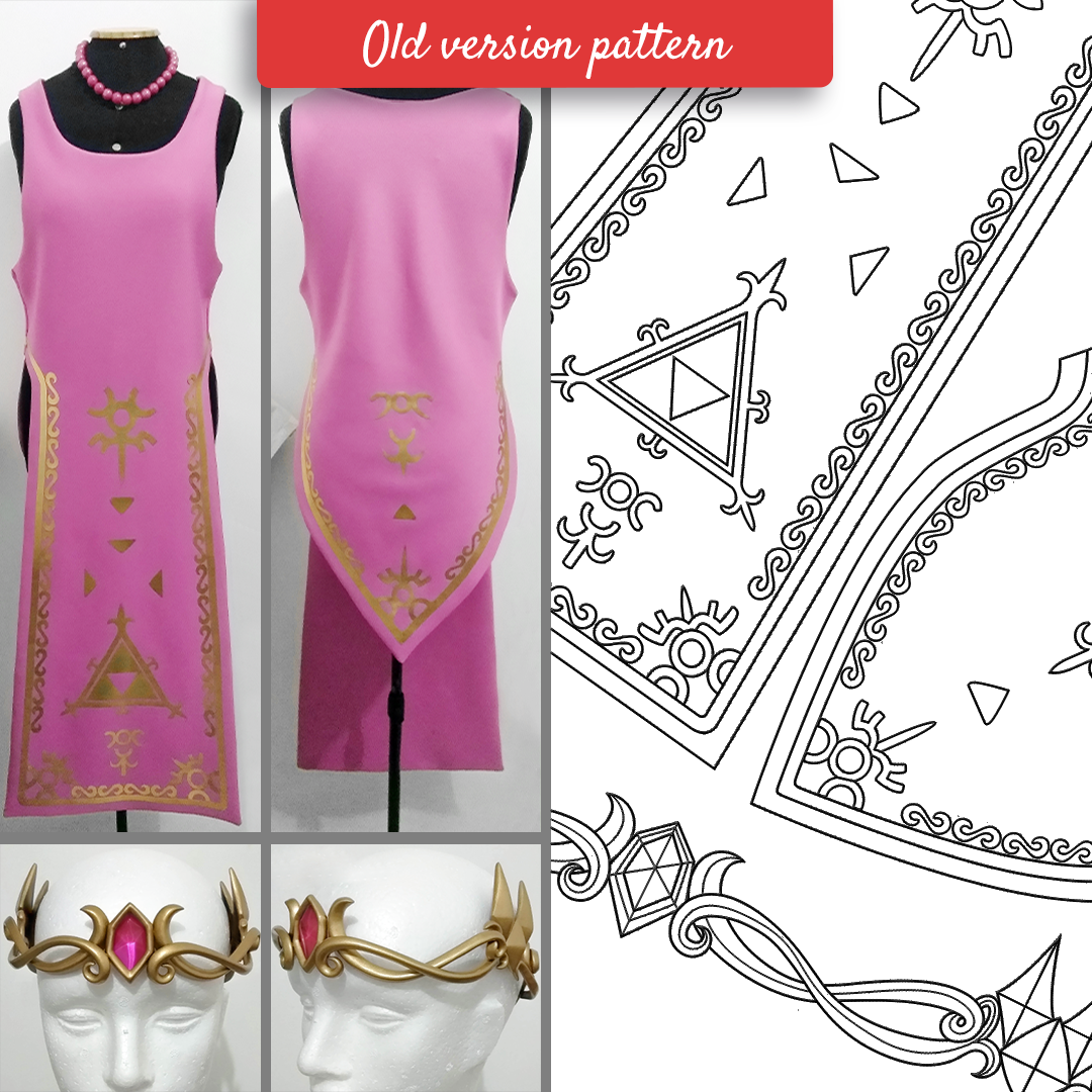 zelda twilight princess dress pattern Had quite a few messages in last few months about when I'd have my Twilight Princess Zelda inspired pattern ready for release... and happily, today is that day! Twilight Dress Print